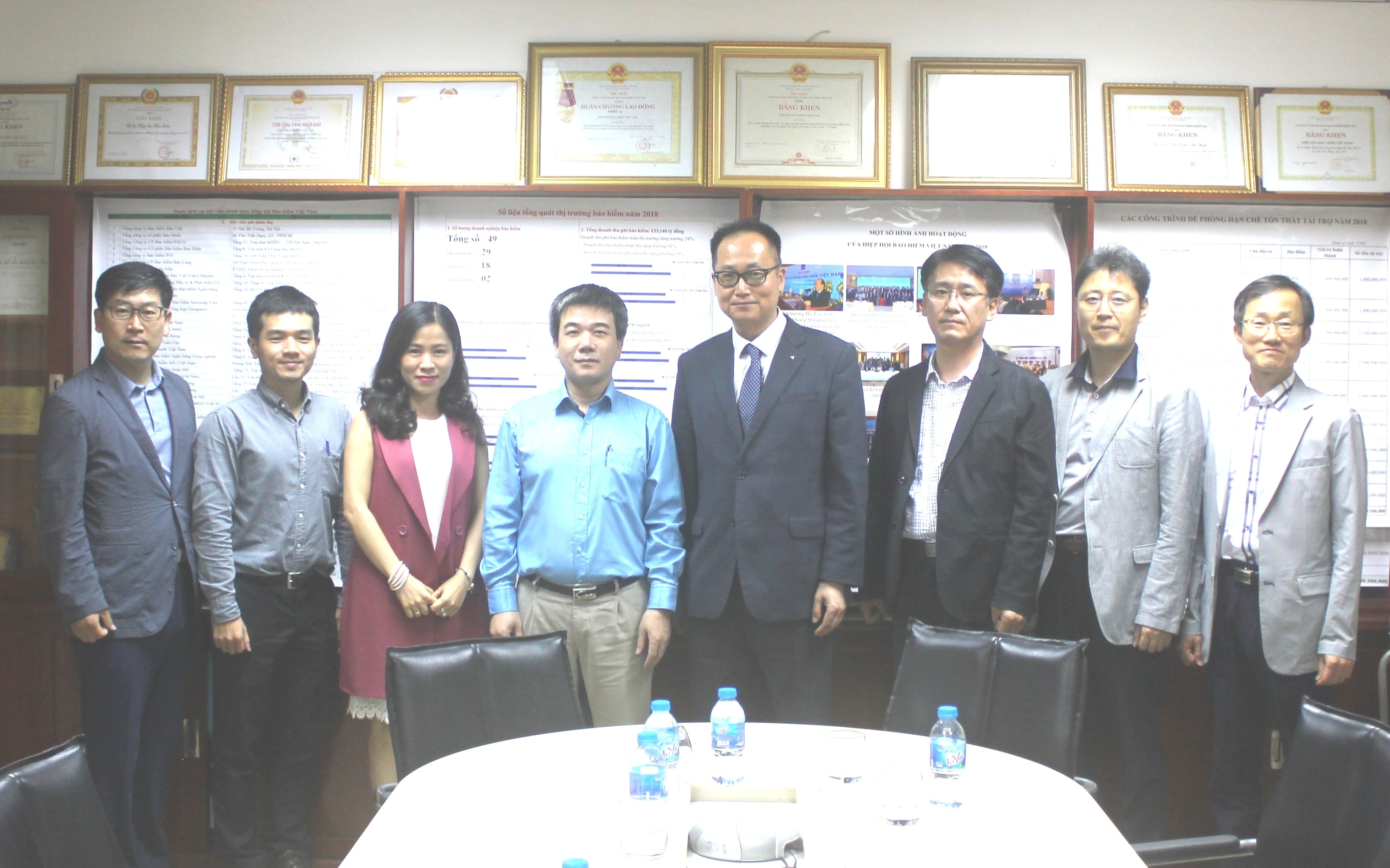Hiệp hội Bảo hiểm phi nhân thọ Hàn Quốc sang thăm và làm việc với Hiệp hội Bảo hiểm Việt Nam